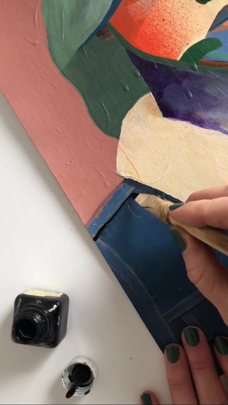 Carmen in Levi's, 29,7 x 42 cm