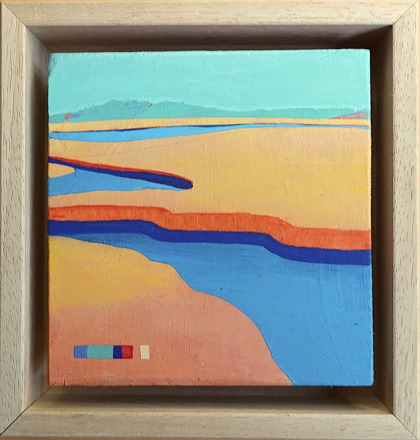 The Calm, Original Artwork, 9,5 x 10 cm