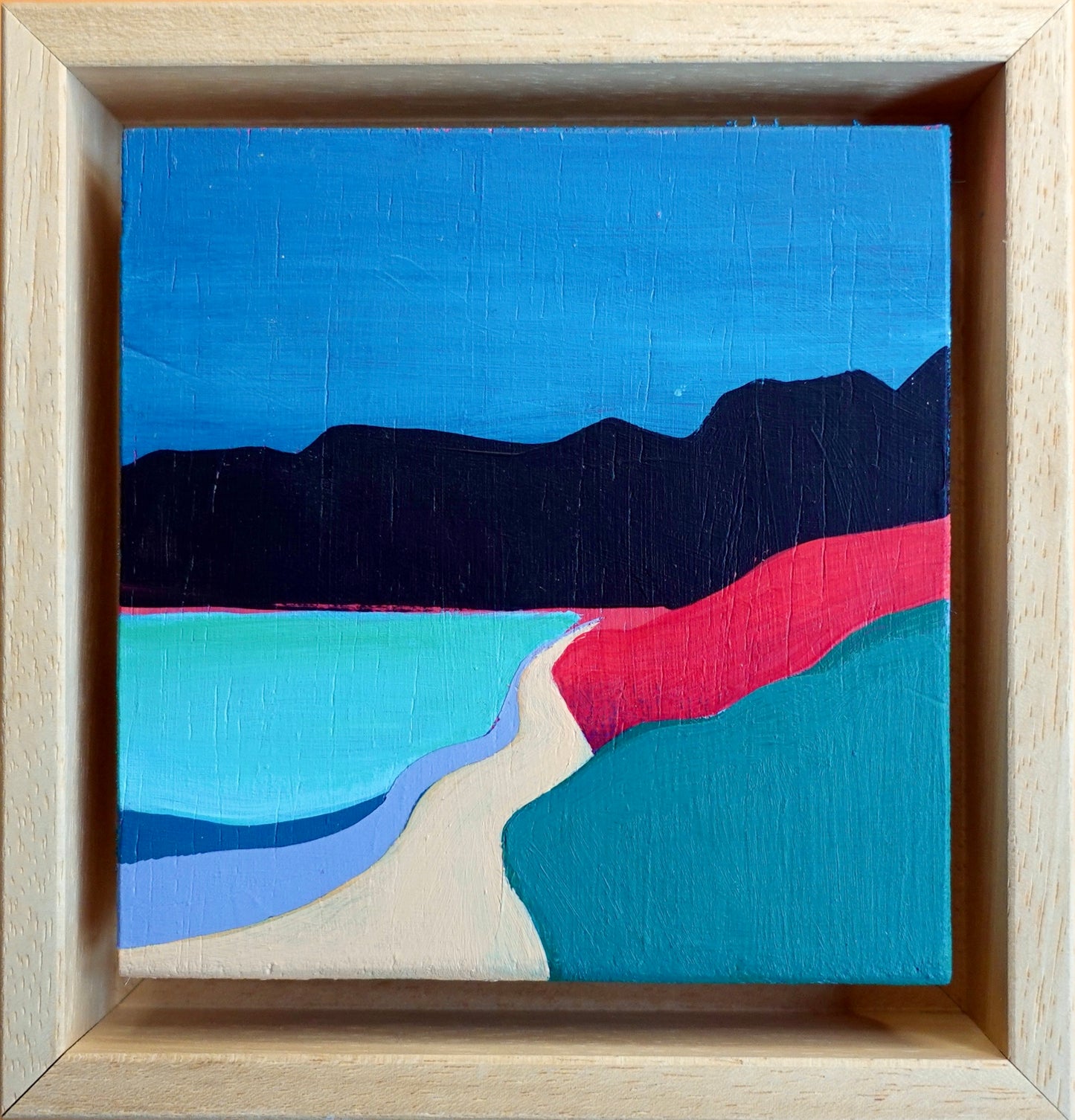 Granada Shore, Original Artwork, 9,5 x 10 cm