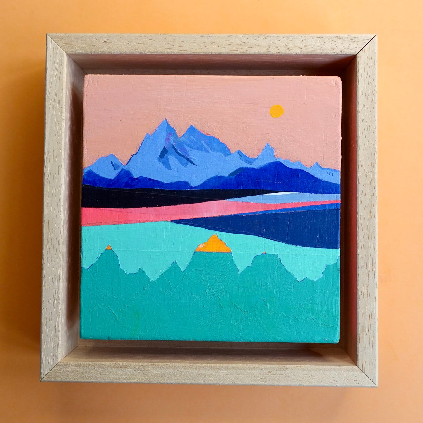 The Reflection, Original Artwork, 9,5 x 10 cm
