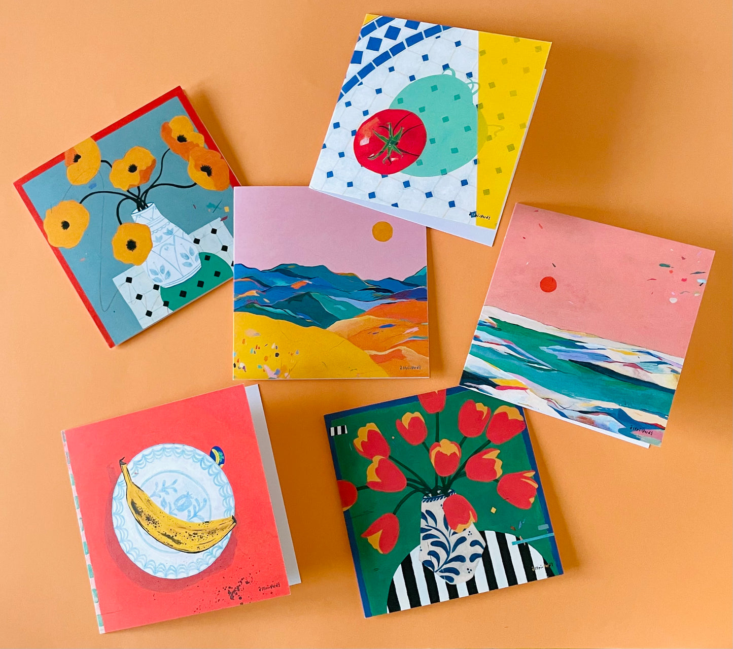 Pack of 6 Greeting Cards - Collection Andalusia