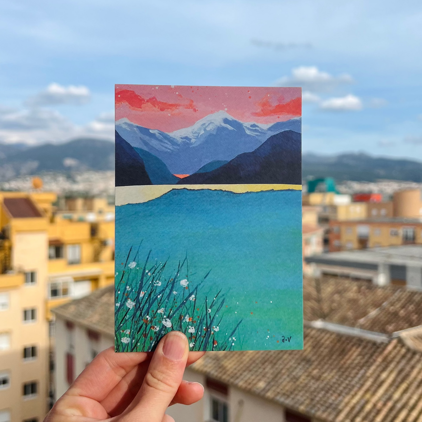 Granada Mountains, Limited Edition Postcard (Postart 3)