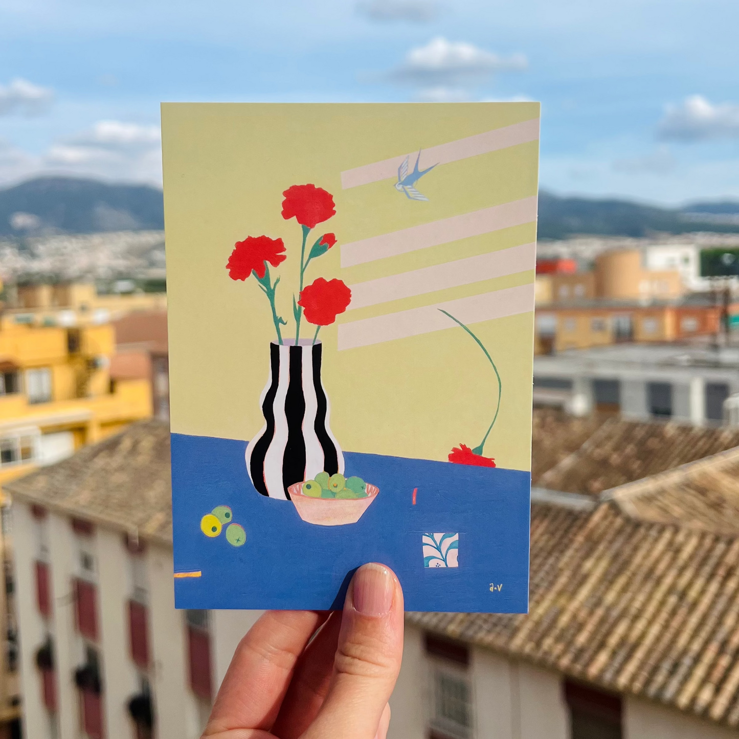 Spanish Still Life, Limited Edition Postcard (Postart 7)