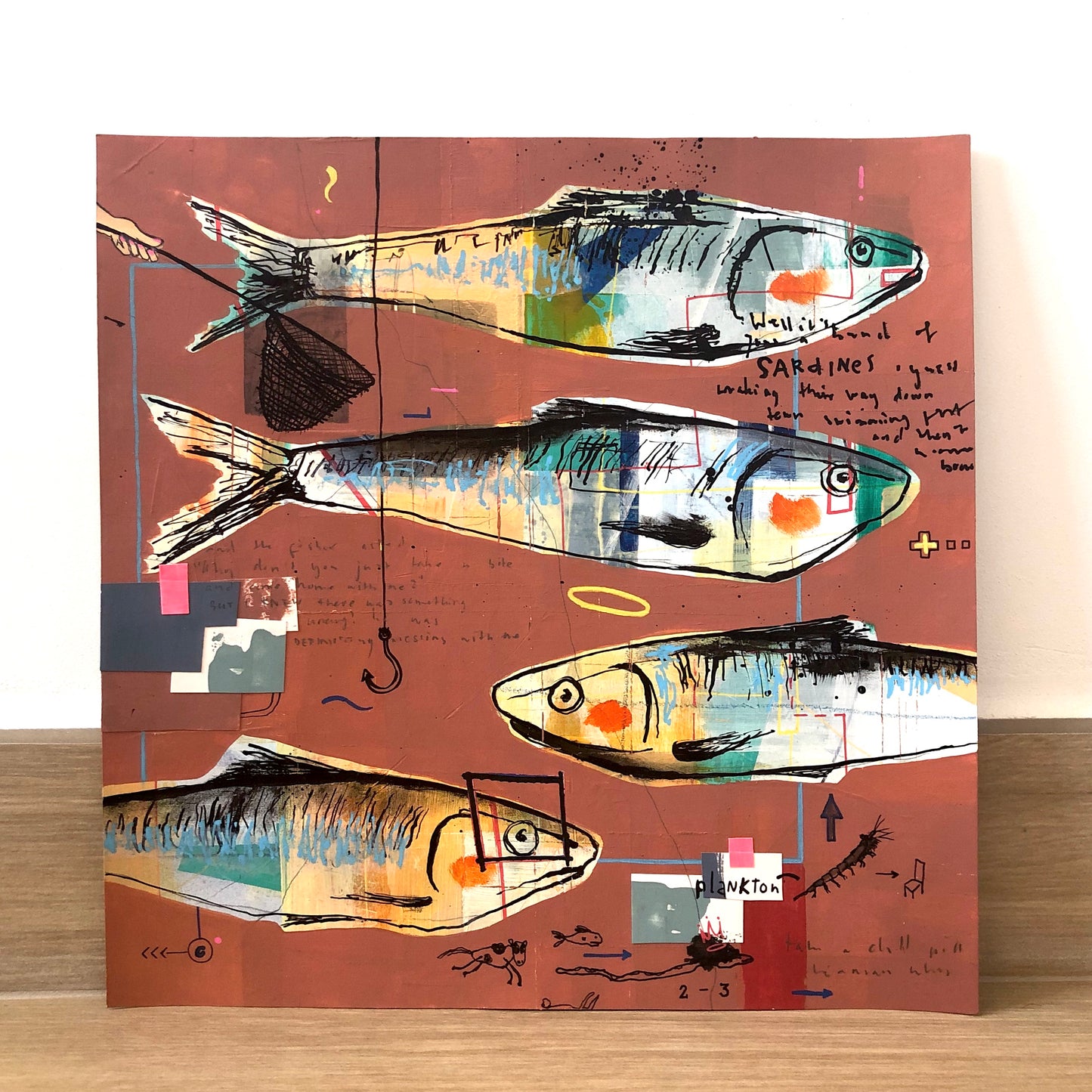 Sardines, 29,7 x 29,7 cm