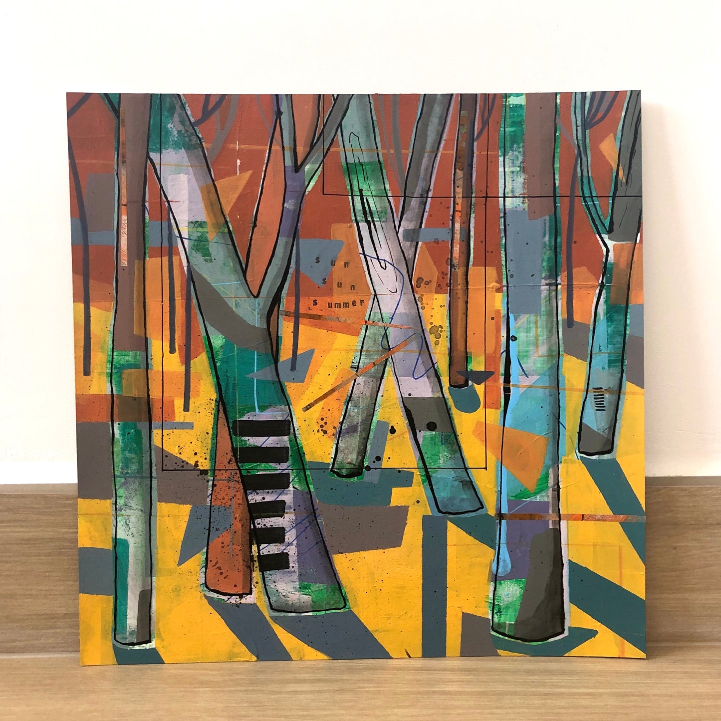 Summer Forest, 30 x 30 cm