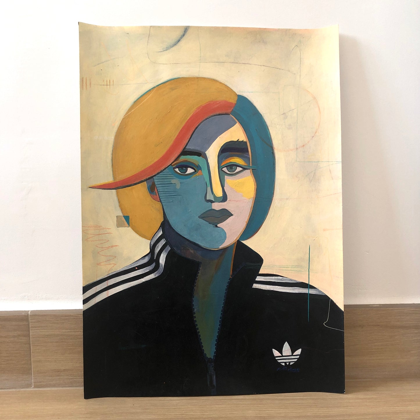 Margot in Adidas, 29,7 x 42 cm
