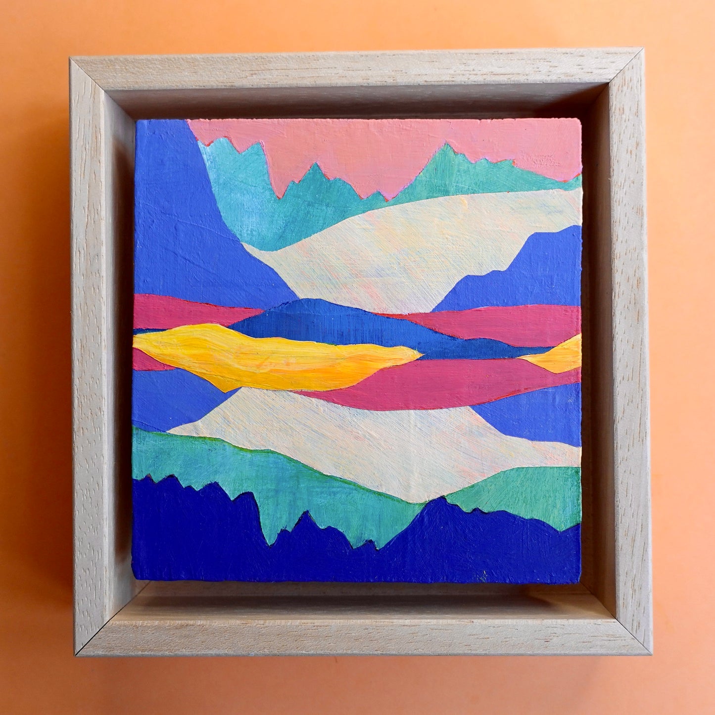 mini abstract landscape based on Spanish views