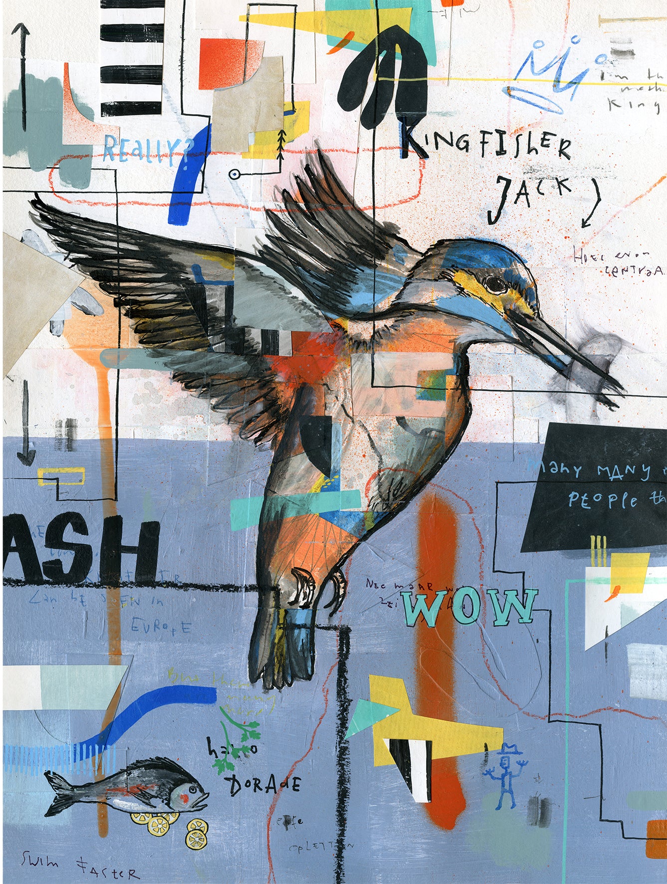 Kingfisher Jack, 29,7 x 40,5 cm
