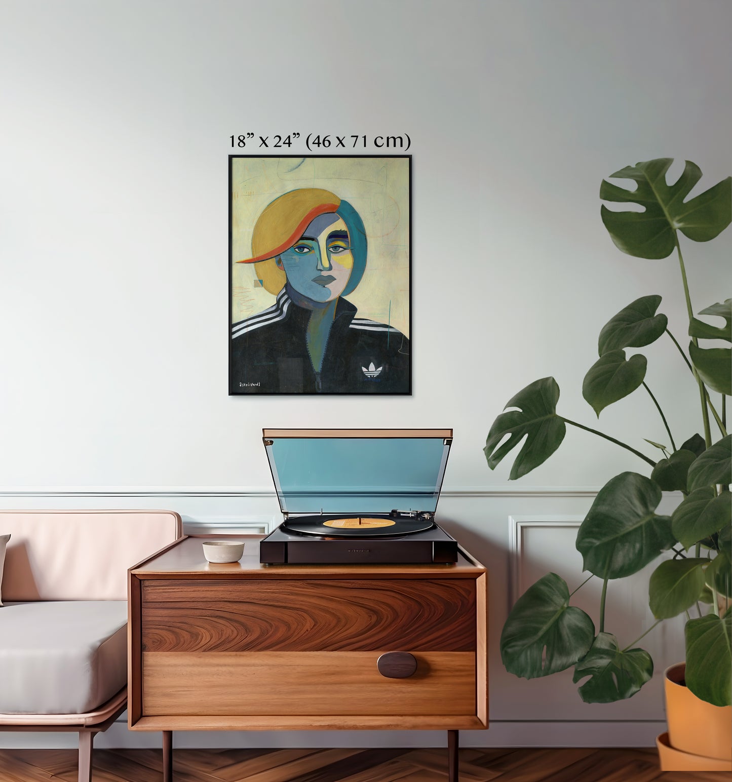 Margot in Adidas, Fine Art Print