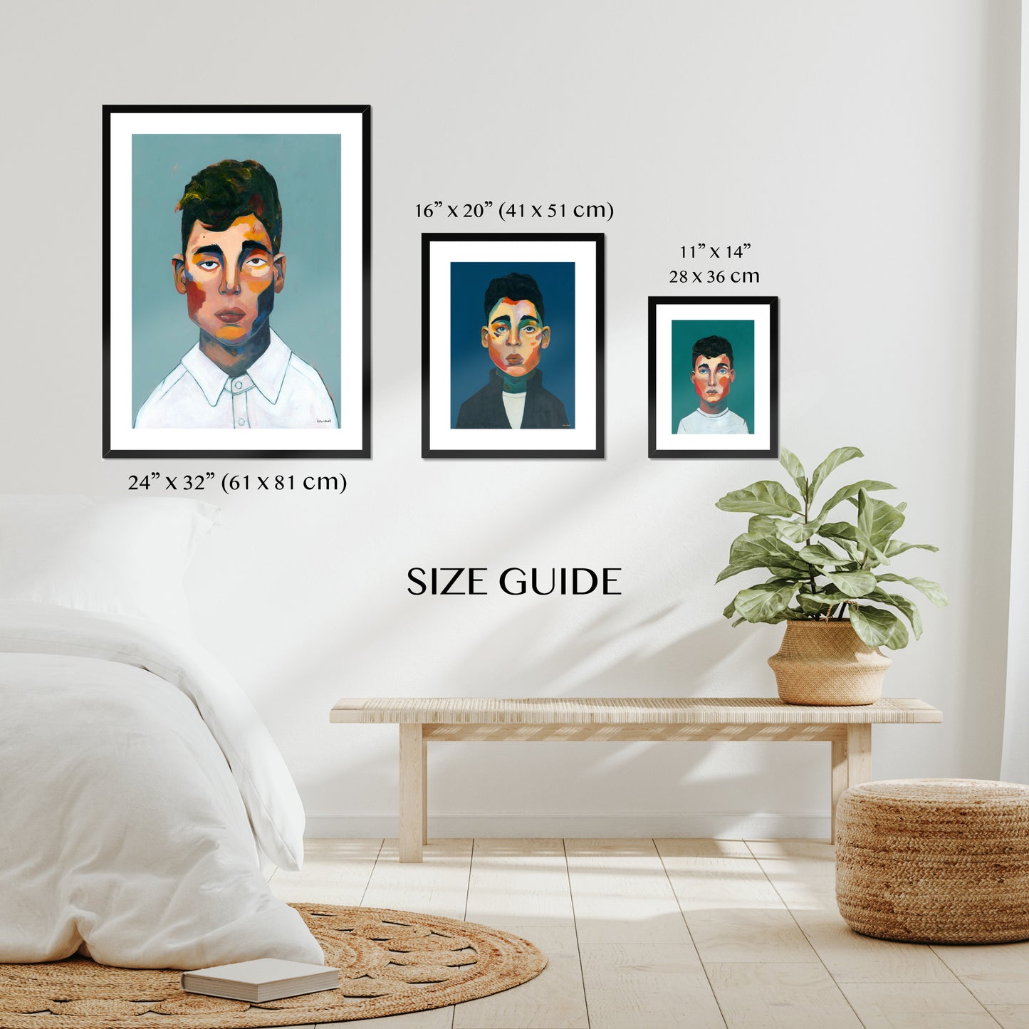 Andalusian Brother 1, Framed & Mounted Print