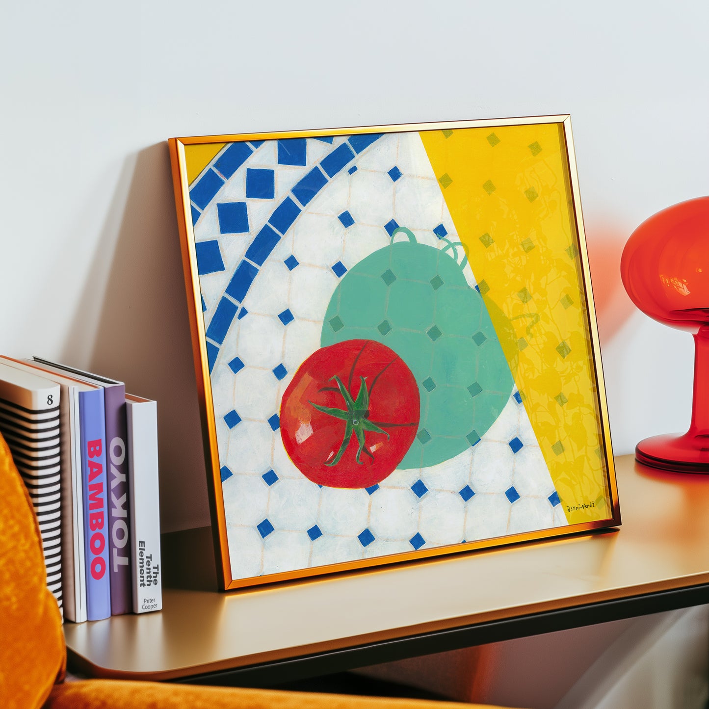 Spanish Tomato on Andalusian Table, Fine Art Print