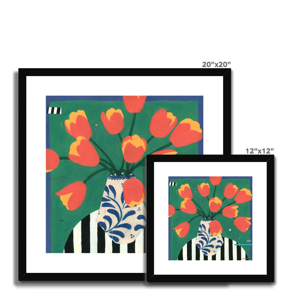 Dutch Tulips in Andalusia (a Metaphor), Framed & Mounted Print