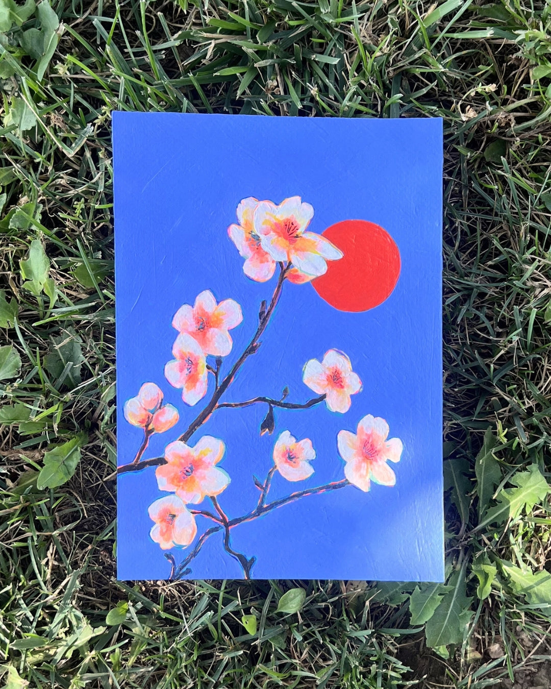 Almond Blossom, Original Artwork, A5