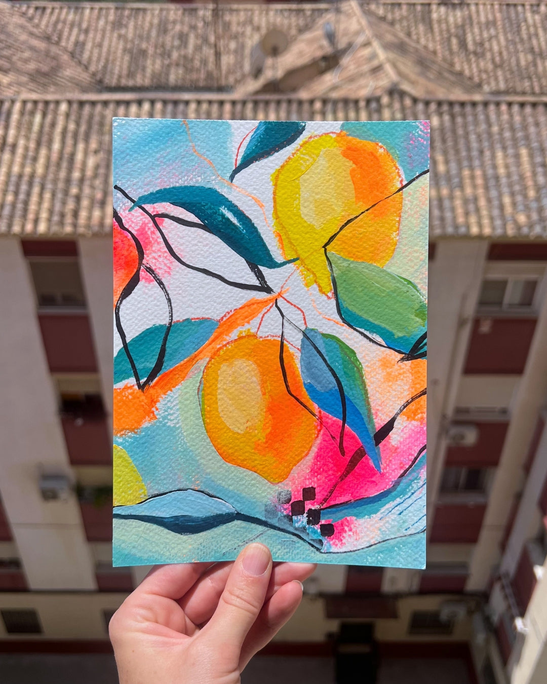 Bright Lemons #2, Original Artwork, A5