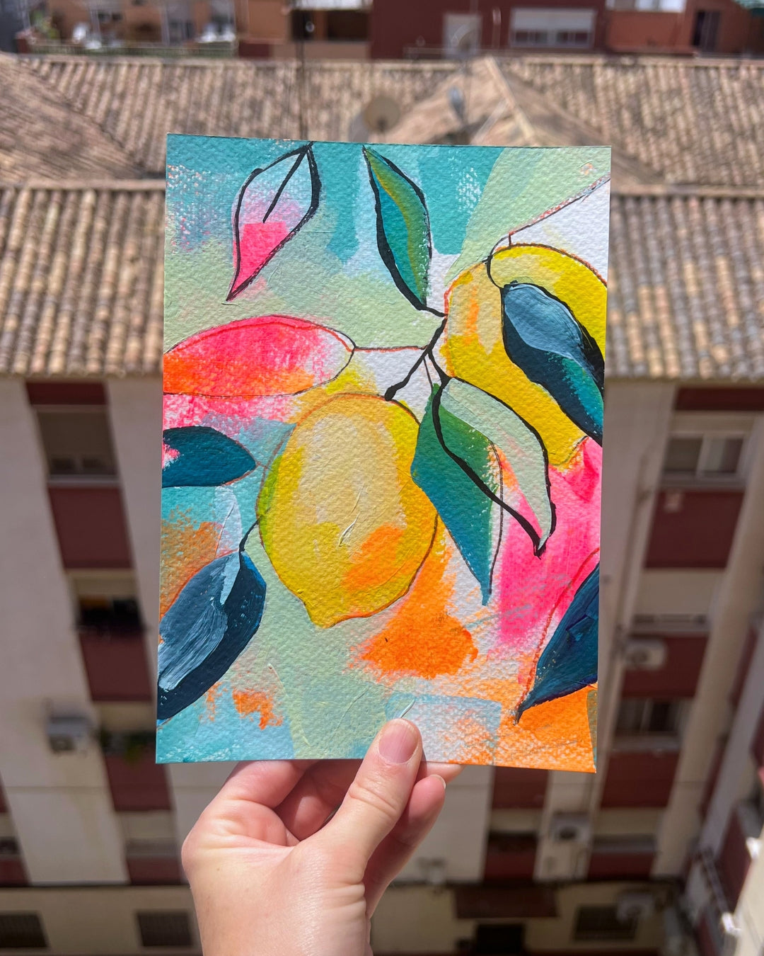Bright Lemons #1, Original Artwork, A5