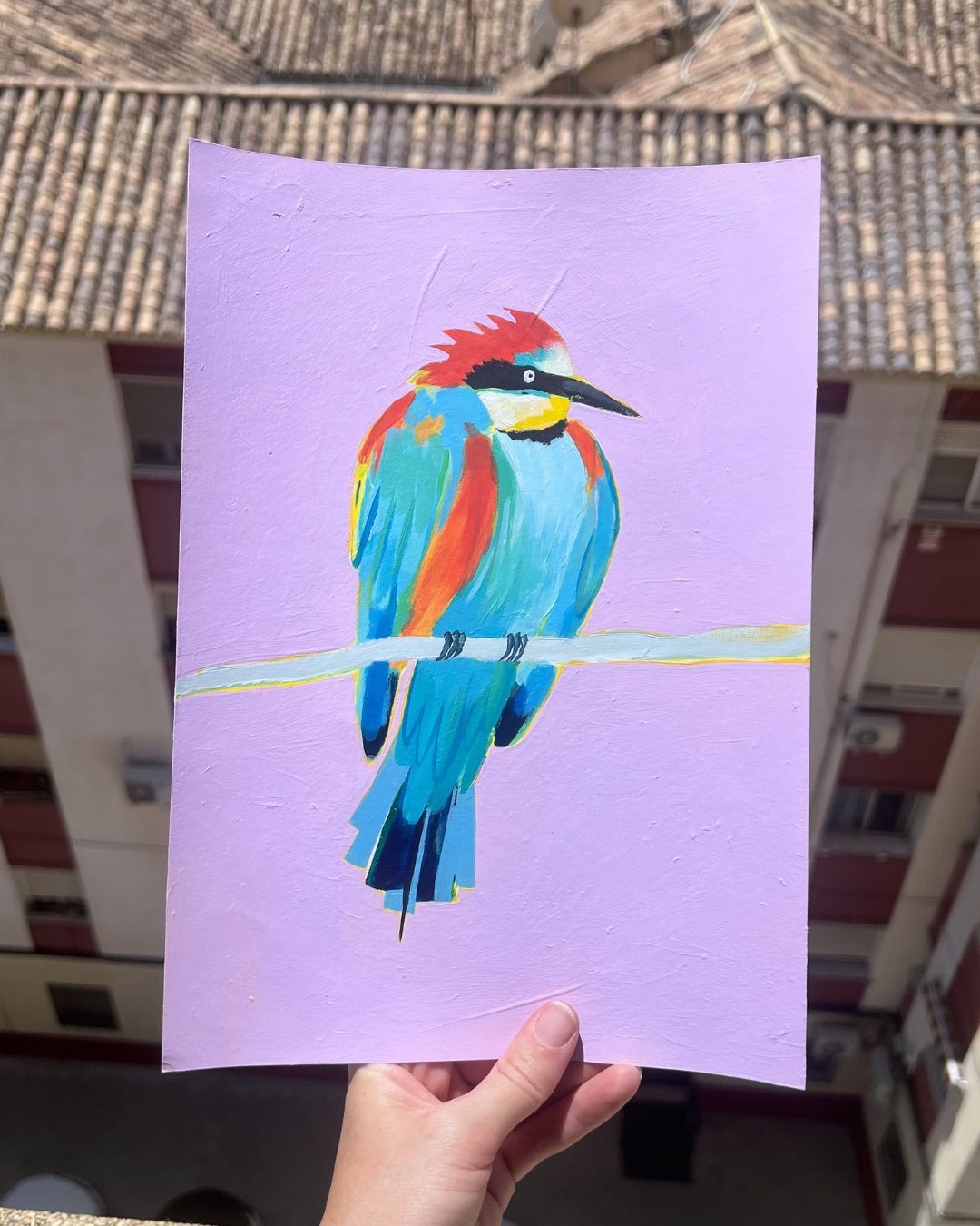 One Bee-eater, Original Artwork, A4