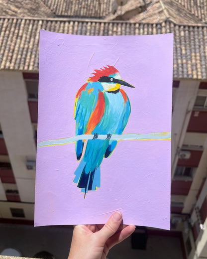 One Bee-eater, Original Artwork, A4