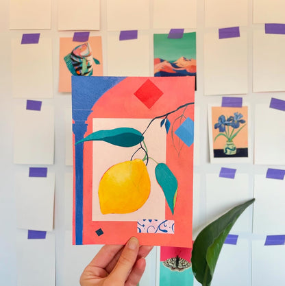 Granada Lemon, Original Artwork, A5