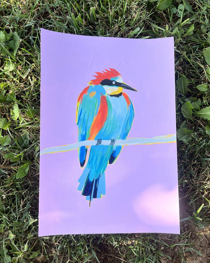 One Bee-eater, Original Artwork, A4