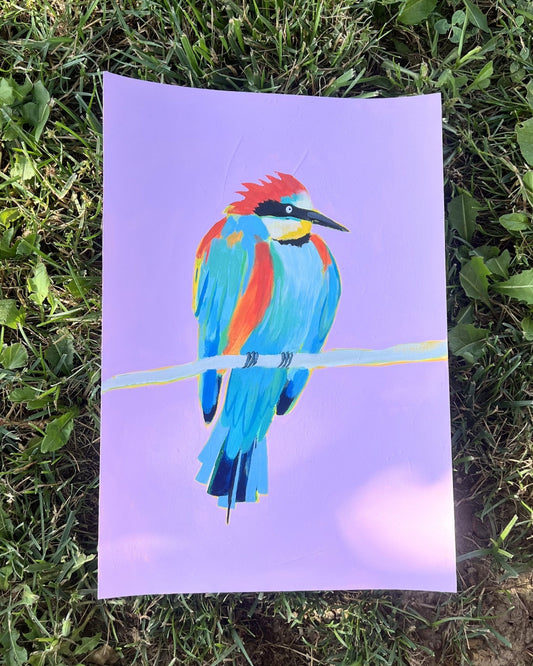 One Bee-eater, Original Artwork, A4