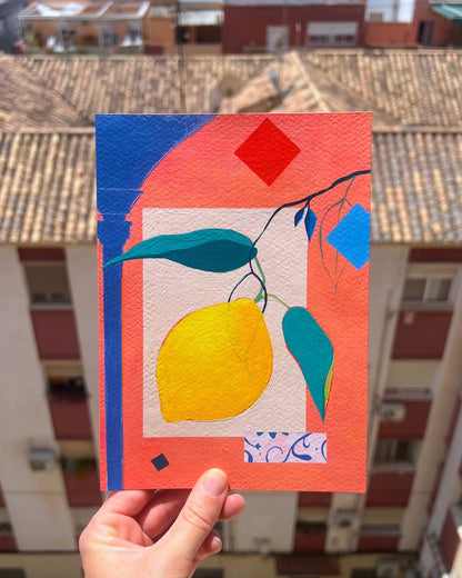 Granada Lemon, Original Artwork, A5