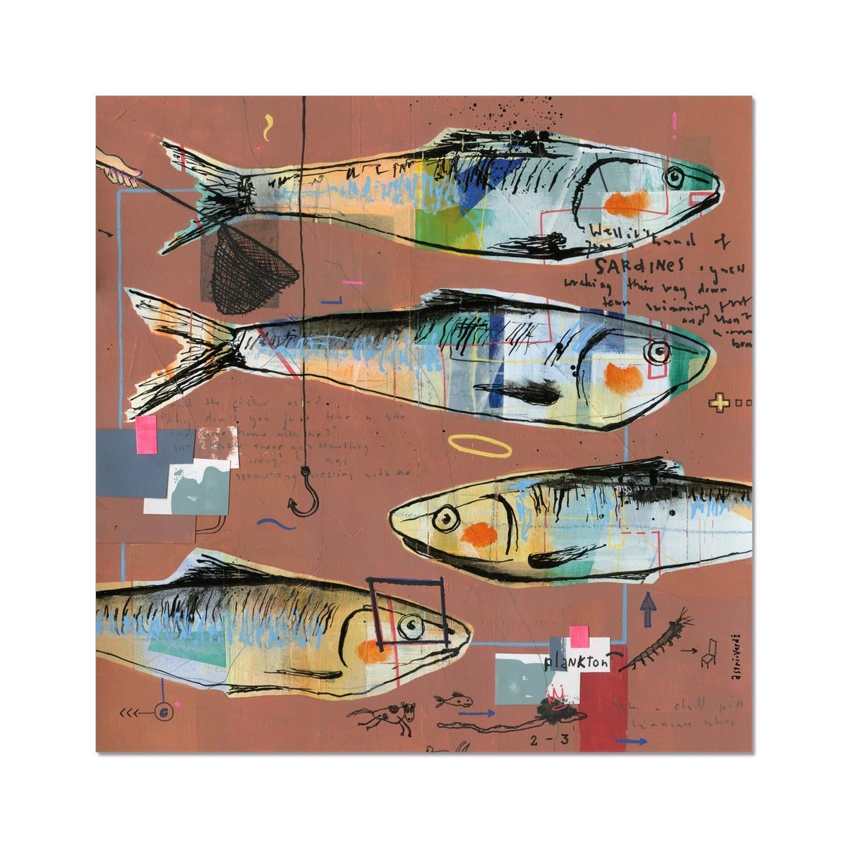 Sardines, Fine Art Print