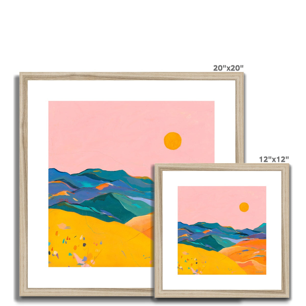 Alpujarras at Sunrise (I'd imagine),  Framed & Mounted Print