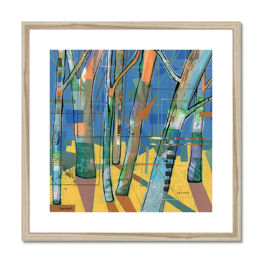 Forest By Night, Framed & Mounted Print