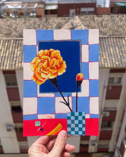 Carnation, Original Artwork, A5