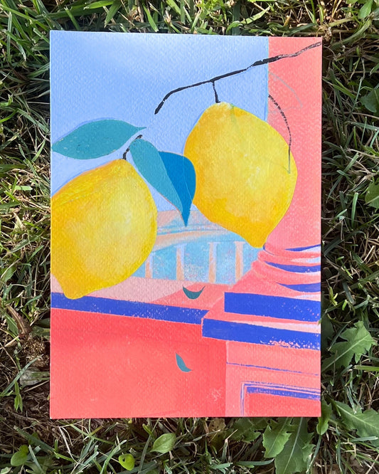 Alhambra Lemon, Original Artwork, A5