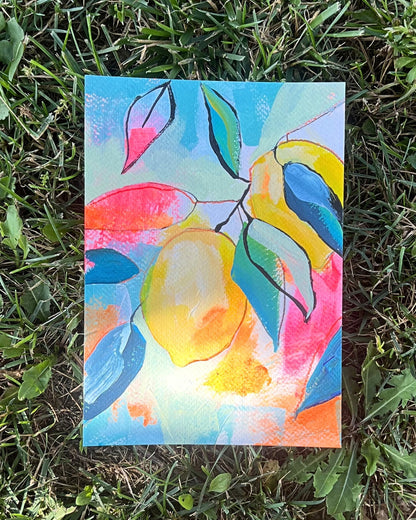 Bright Lemons #1, Original Artwork, A5