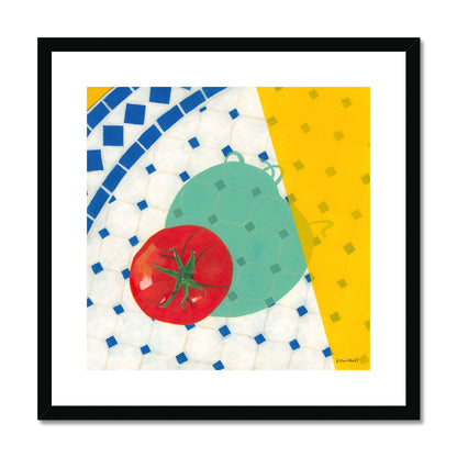 Spanish Tomato on Andalusian Table, Framed & Mounted Print