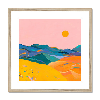 Alpujarras at Sunrise (I'd imagine),  Framed & Mounted Print