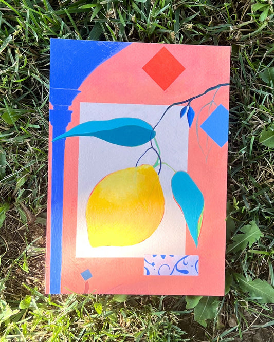 Granada Lemon, Original Artwork, A5