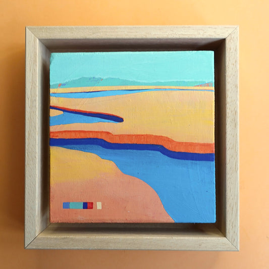 The Calm, Original Artwork, 9,5 x 10 cm