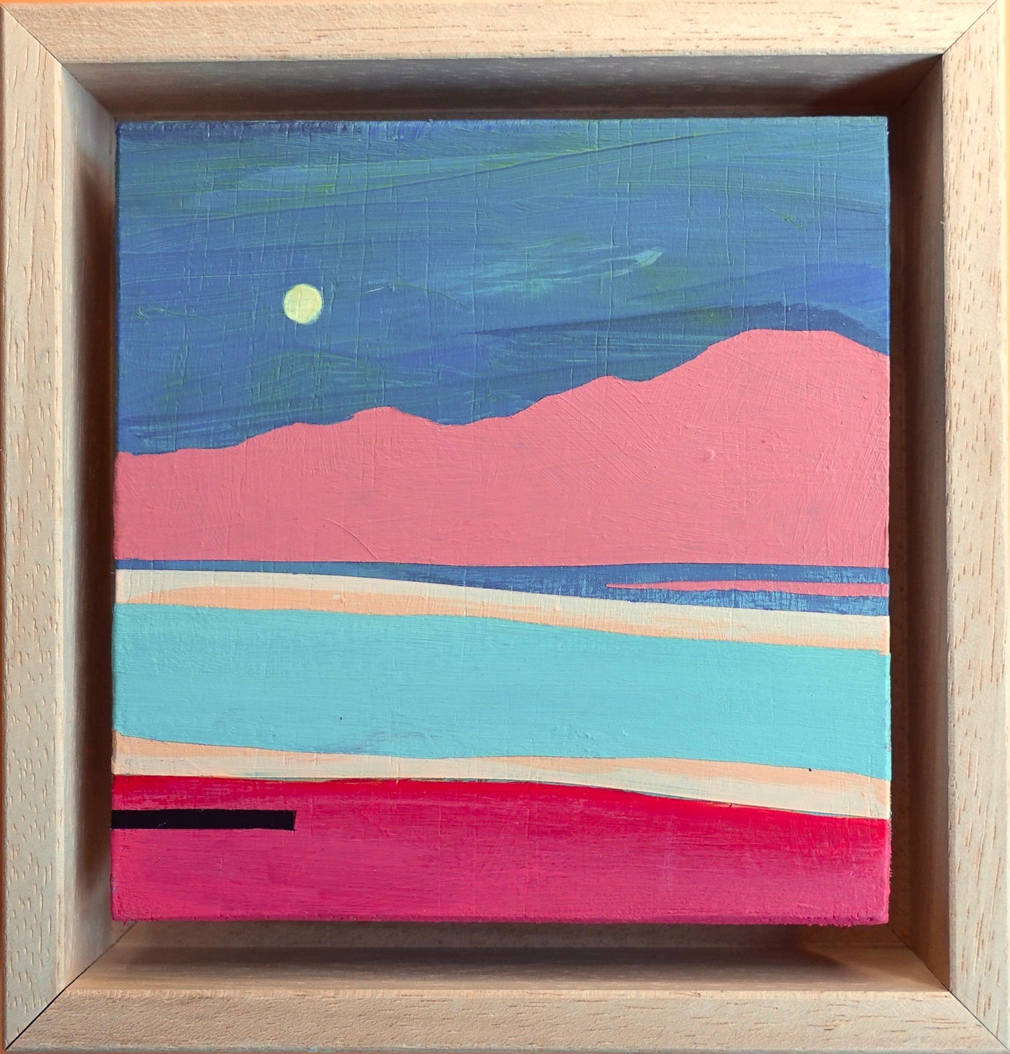 The Moonrise, Original Artwork, 9,5 x 10 cm