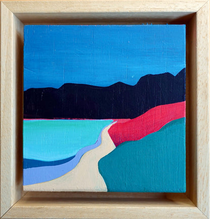 Granada Shore, Original Artwork, 9,5 x 10 cm
