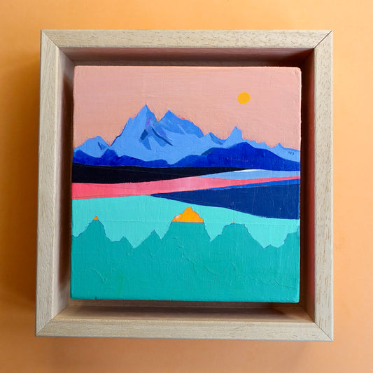 The Reflection, Original Artwork, 9,5 x 10 cm