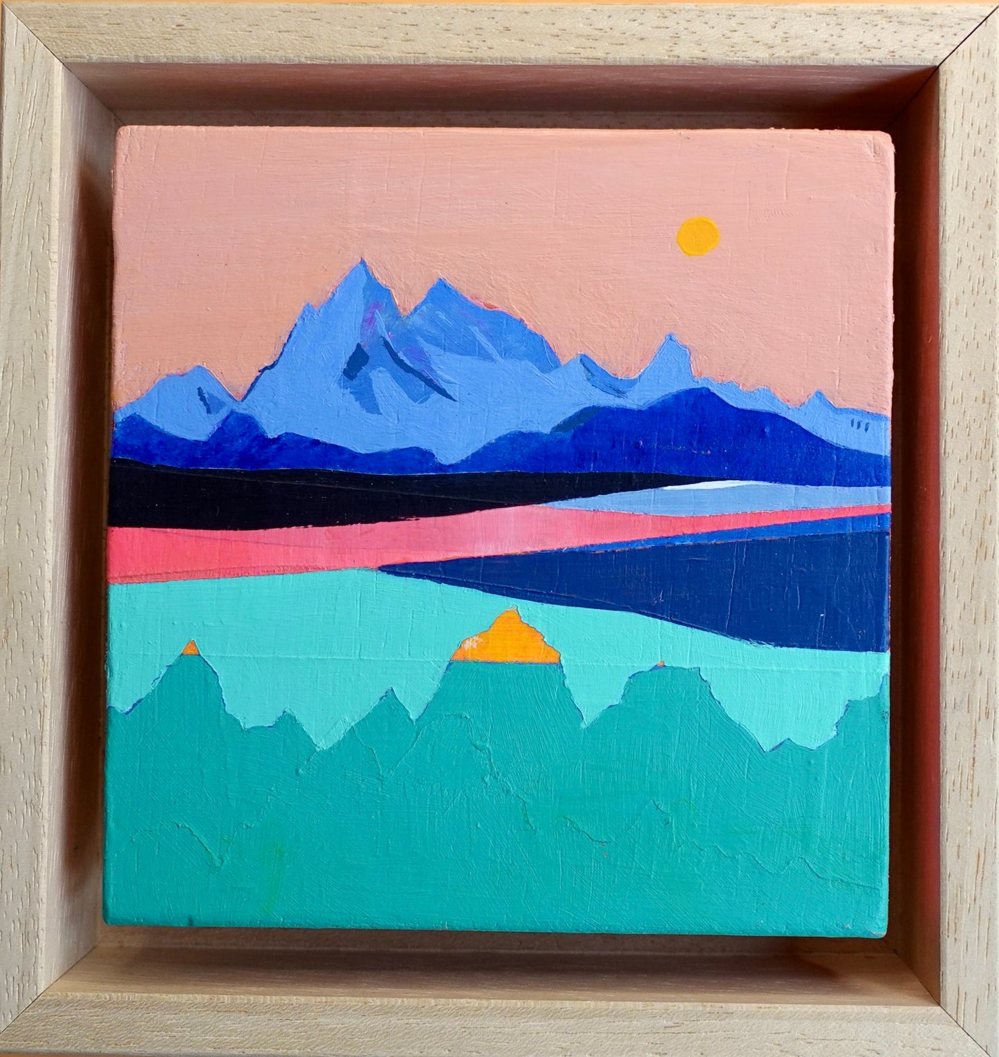 The Reflection, Original Artwork, 9,5 x 10 cm