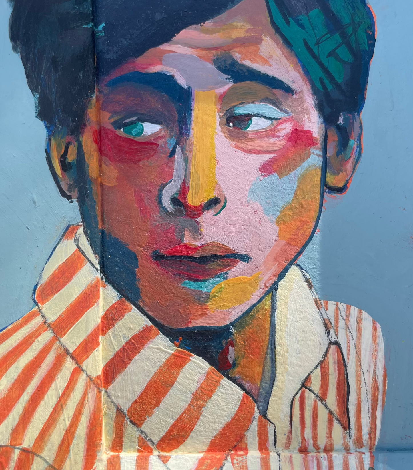 Man in Stripes, 15 x 20 cm