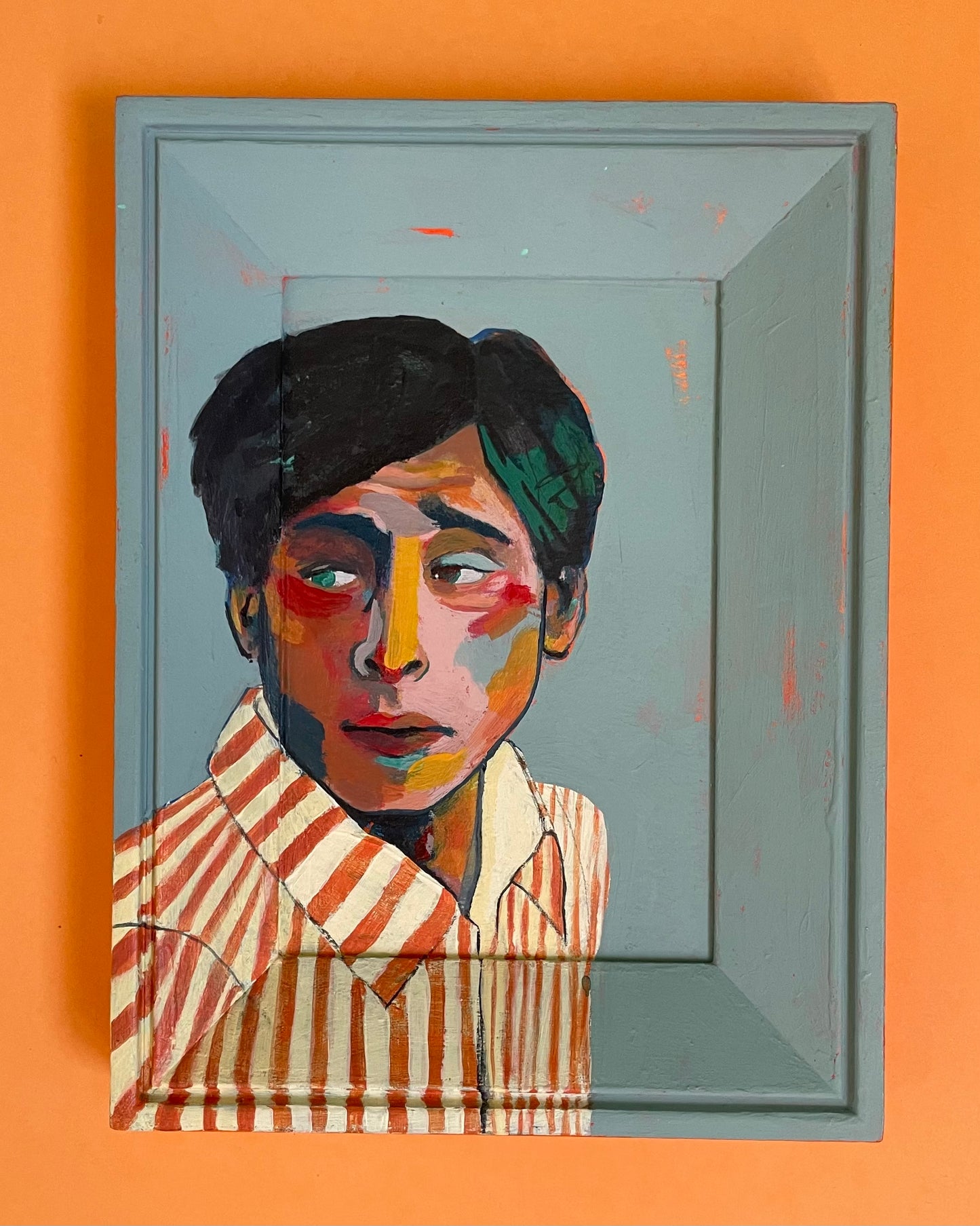Man in Stripes, 15 x 20 cm