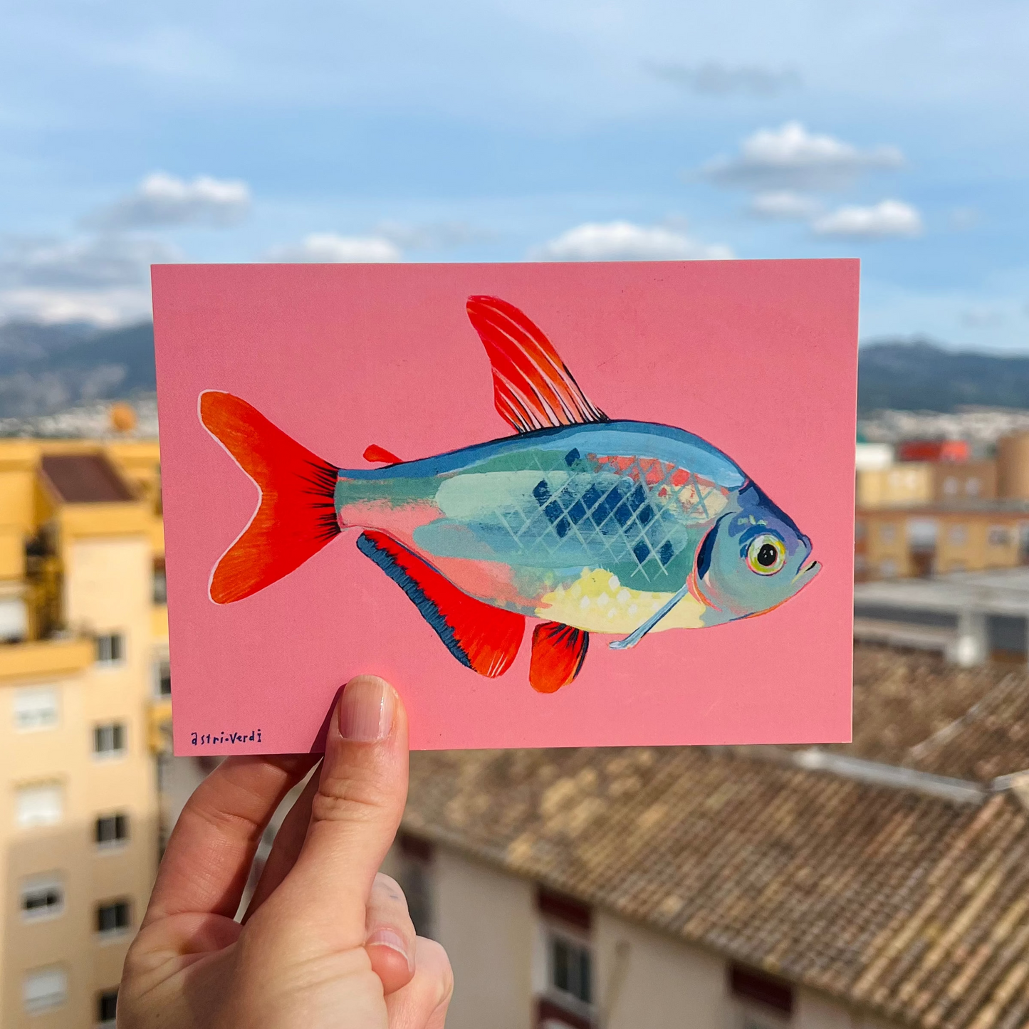 Fish, Limited Edition Postcard (Postart 1)