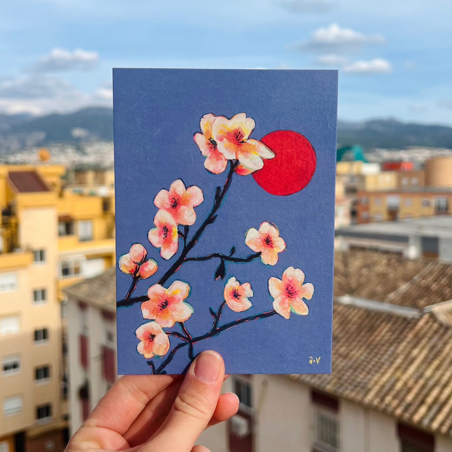 Almond Blossom, Limited Edition Postcard (Postart 6)