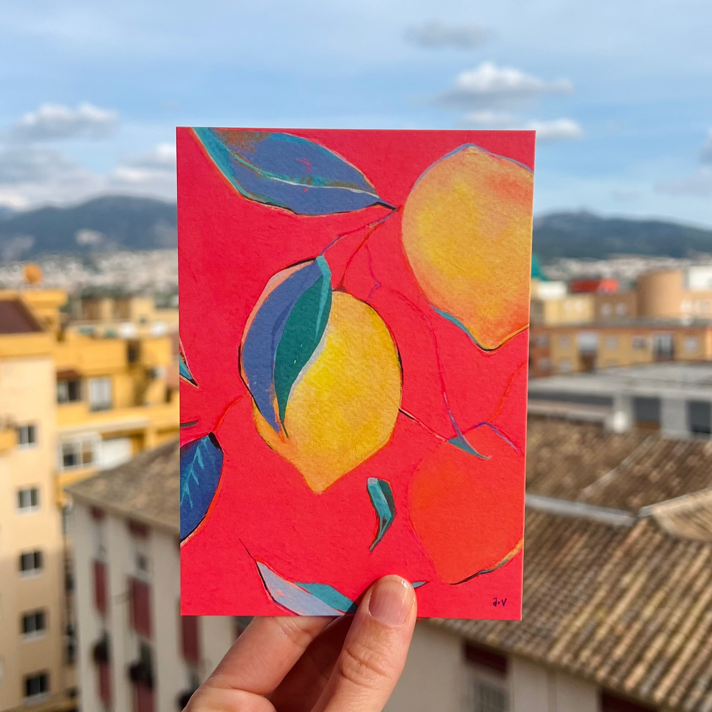 Lemons, Limited Edition Postcard (Postart 5)