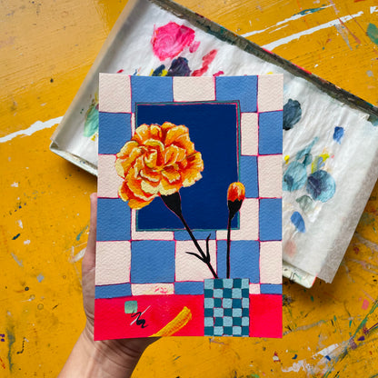 Carnation, Original Artwork, A5
