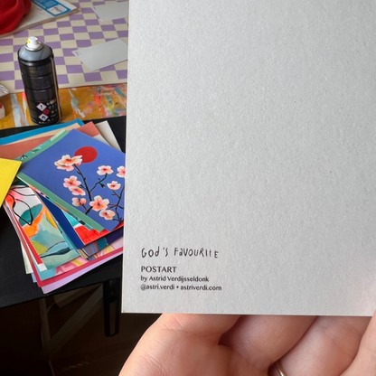God's Favourite, Postcard