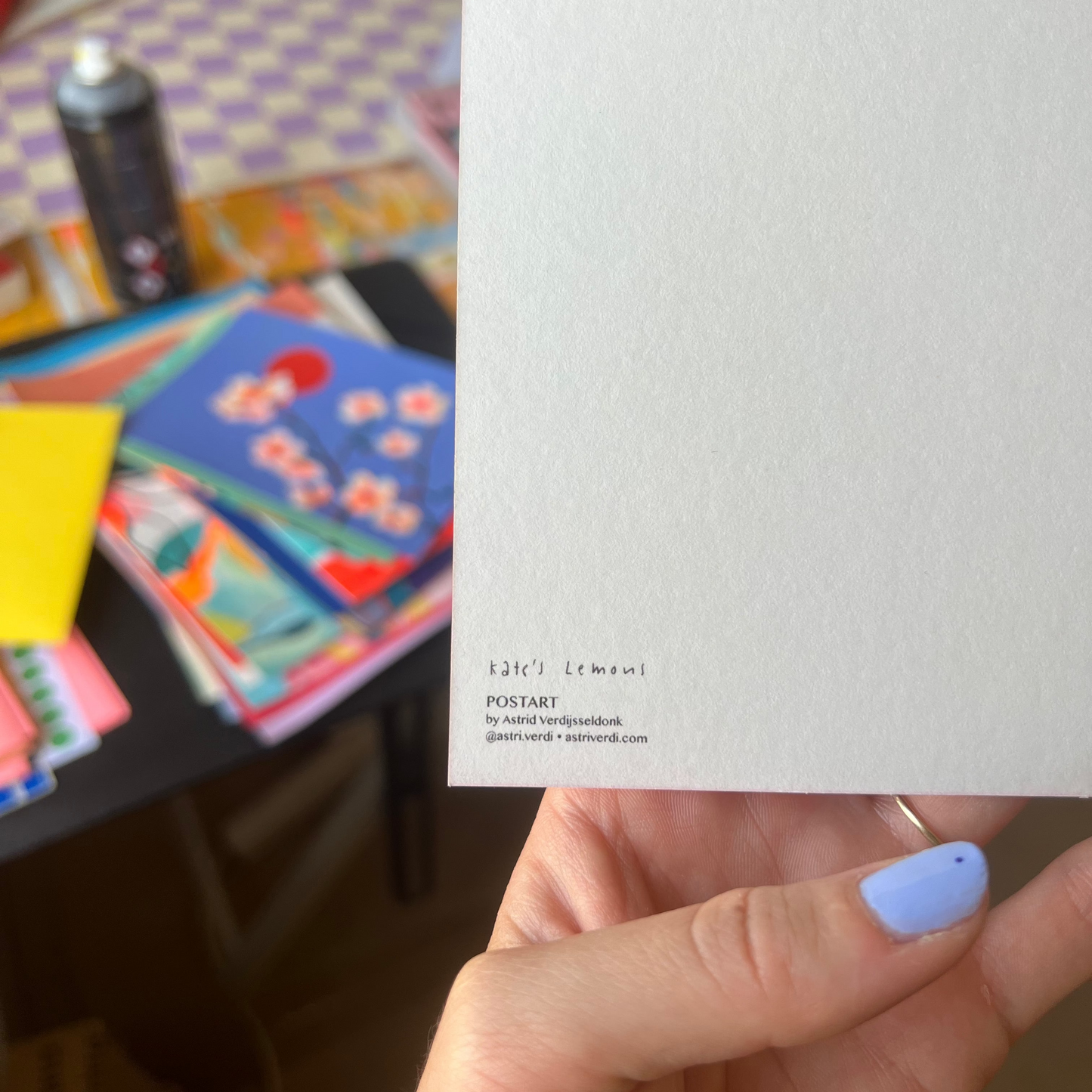 Kate's Lemons, Postcard
