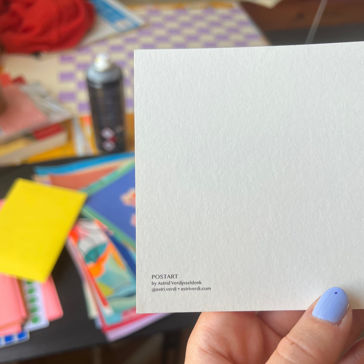 Turquoise Sardine, Limited Edition Postcard (Postart 10)