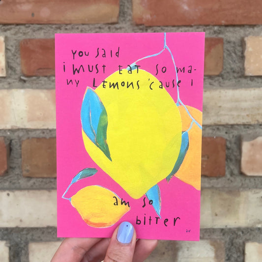 Kate's Lemons, Postcard