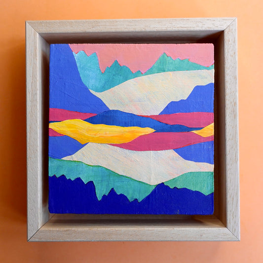 mini abstract landscape based on Spanish views